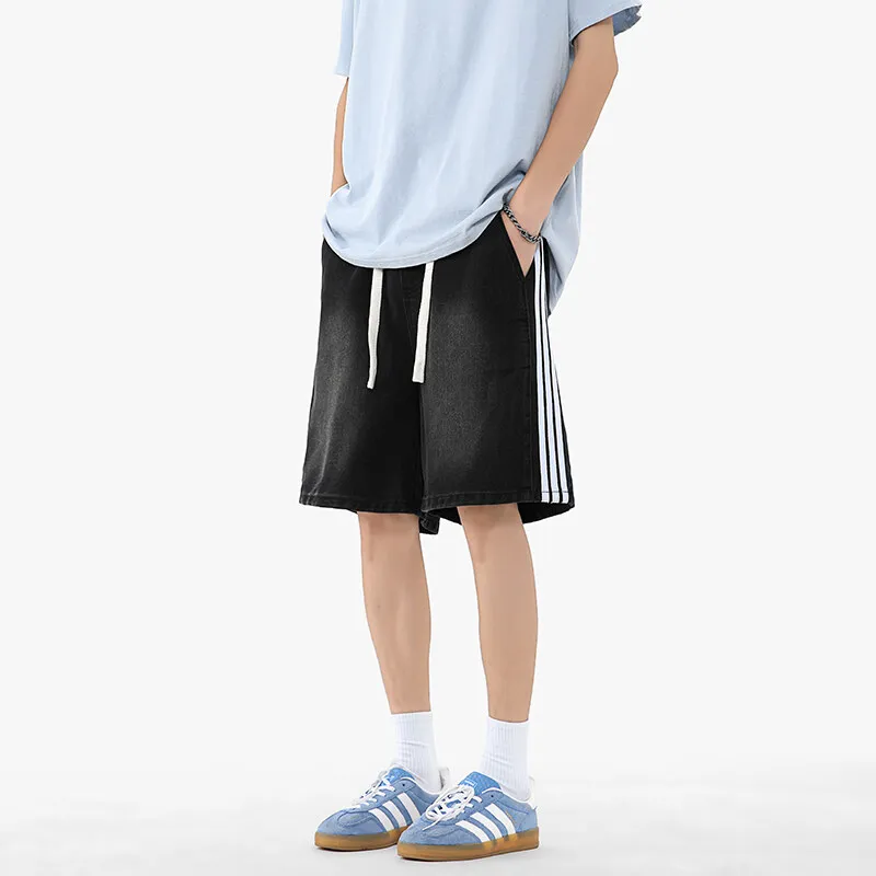 ArcaneFunk Denim Shorts Unisex-3