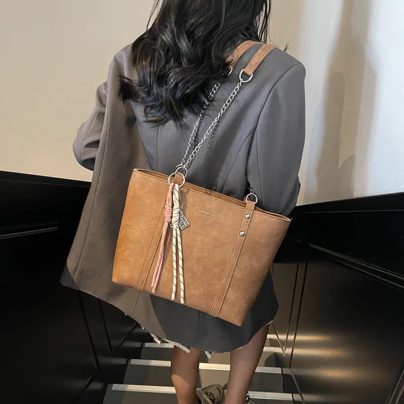 Three Ducklings PU Tote Bag Shopping Bag Shoulder Bags Women's Multicolor-6