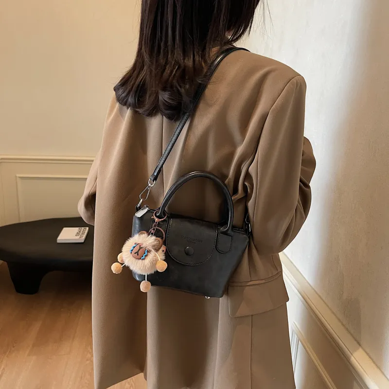 Three Ducklings PU Handbag Women's Ecru/Black/Dark Coffee/Coffee-1