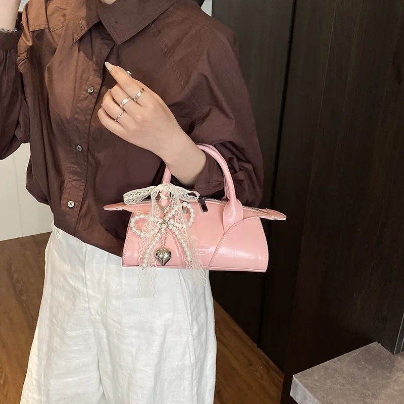 Three Ducklings PU One Shoulder Handbag Women's Multicolor-6