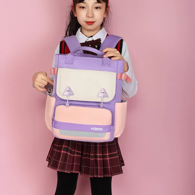 Three Ducklings Oxford Backpack Women's Pink/Blue/Green/Gray/Violet-9
