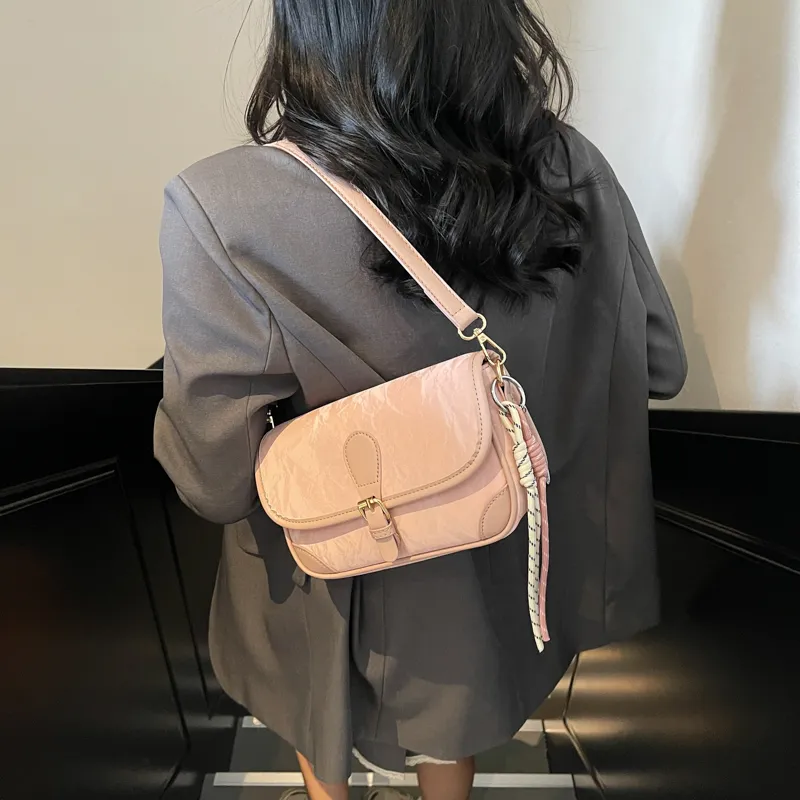 Three Ducklings PU Shoulder Bag Women's Multicolor-6