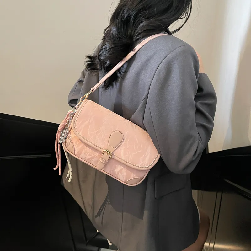 Three Ducklings PU Shoulder Bag Women's Multicolor-5