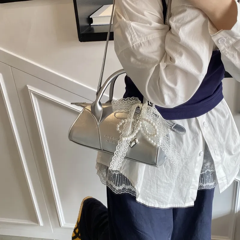 Three Ducklings PU One Shoulder Handbag Women's Multicolor-18