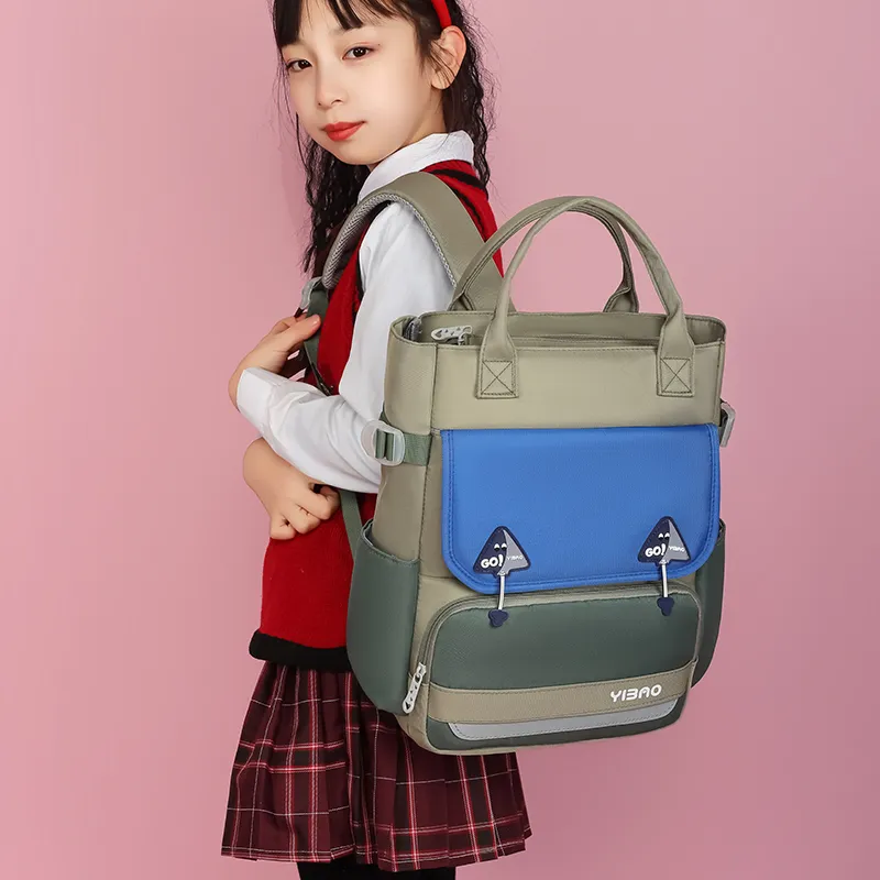 Three Ducklings Oxford Backpack Women's Pink/Blue/Green/Gray/Violet-5