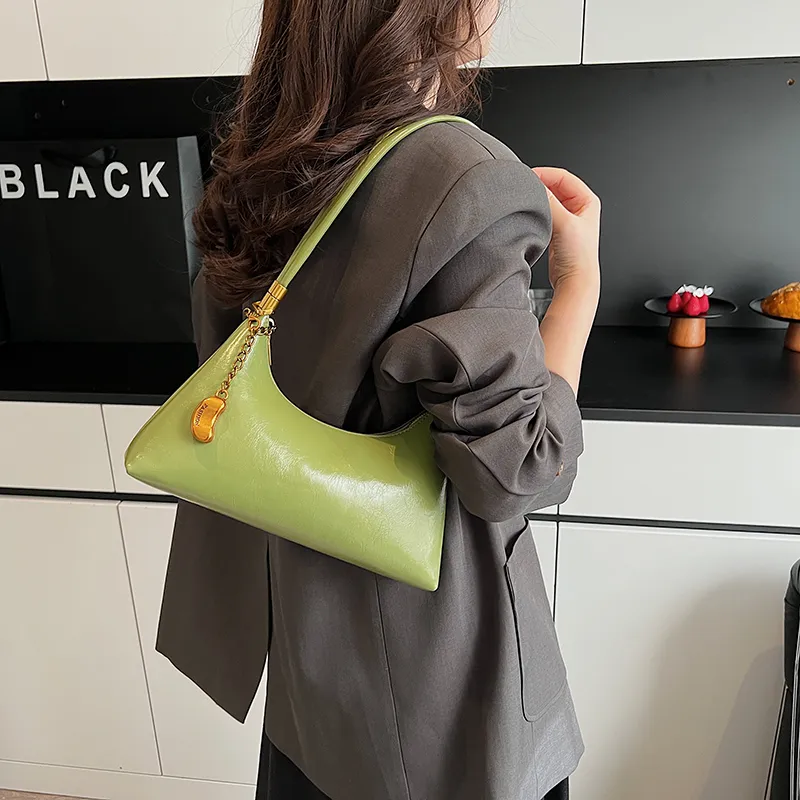 Three Ducklings PU Crossbody Bag Shoulder Bag Women's Ecru/Pink/Khaki/Green/Red/Black-15