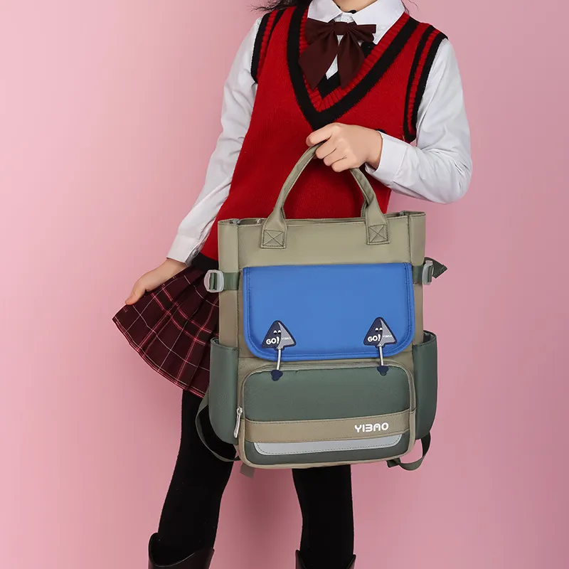 Three Ducklings Oxford Backpack Women's Pink/Blue/Green/Gray/Violet-3