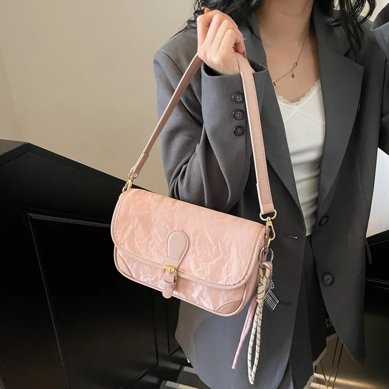 Three Ducklings PU Shoulder Bag Women's Multicolor-7