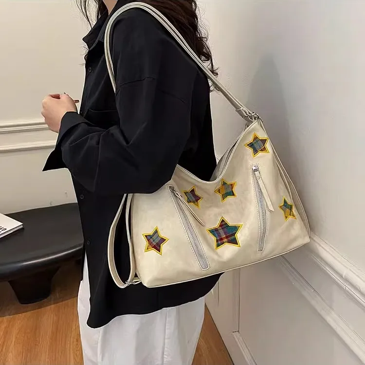 TTaG．baG PU Backpack Regular Women's Green/Blue/Black/White-11