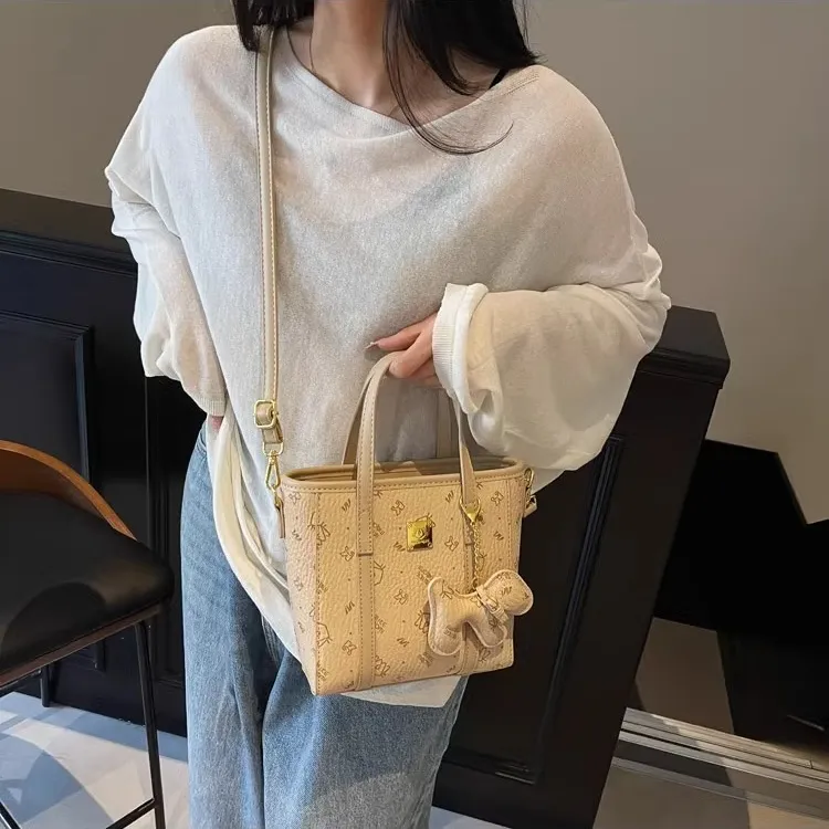 TTaG．baG PU Shoulder Bag, Crossbody Bag, Handbag Regular Women's Khaki/Brown/Pink/Black-12