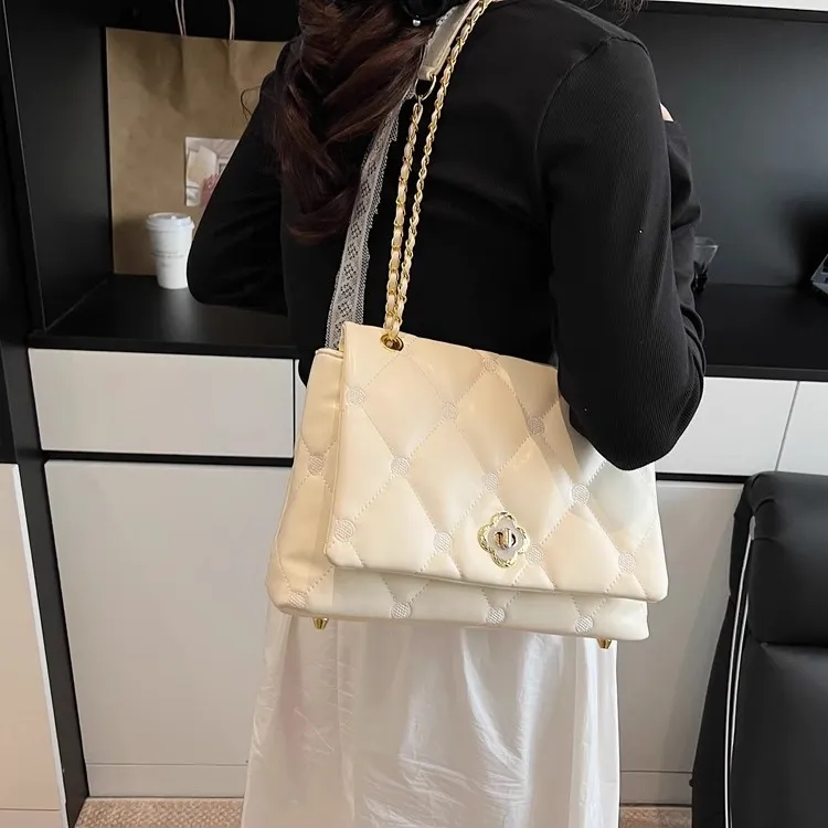 TTaG．baG PU Shoulder Bag Regular Women's Black/Coffee/Pink/White-9