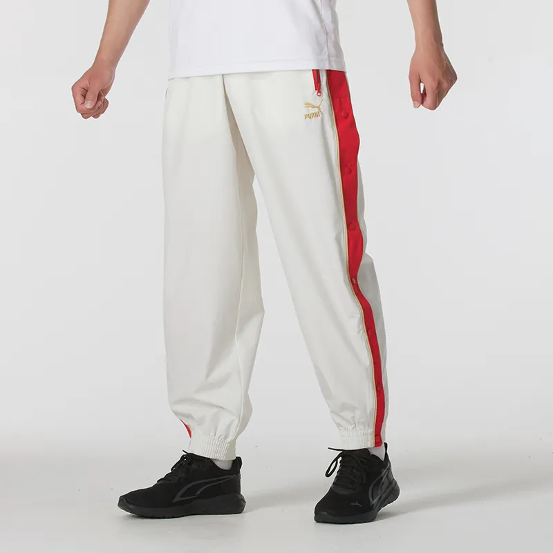 PUMA Casual Sportswear Men Set Red Top+White Bottom-6