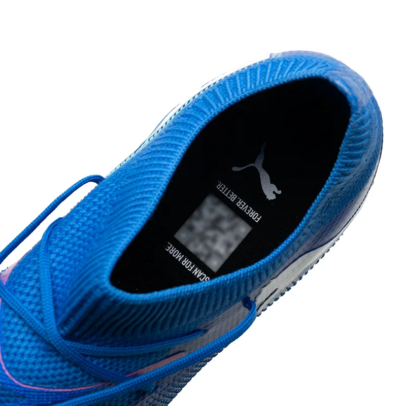 PUMA FUTURE 7 MATCH MG Rubber Short Studs Artificial Ground Wear Resistant Soccer Shoes Men's Blue-5