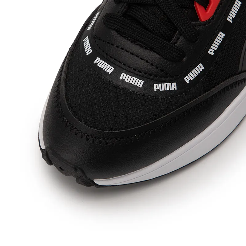 PUMA R22 'Signature Black High Risk Red'-7