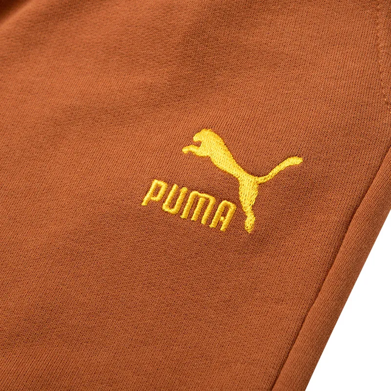 PUMA Knitted Sports Pants Men's Earth Brown-7