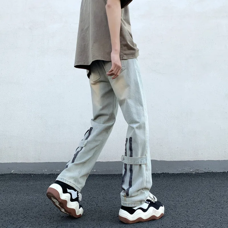 Anywalk Jeans Unisex Yellow Mud-13