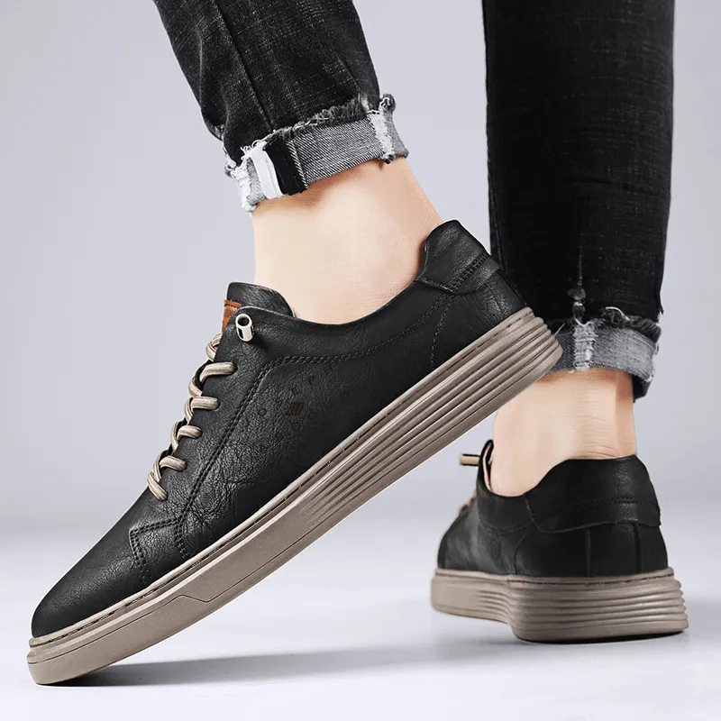 JOSEPH ABBOUD Coverage Slip-Resistant Cushioning Wear-Resistant Lightweight Breathable Low-Top Skateboard Shoes Men's-5