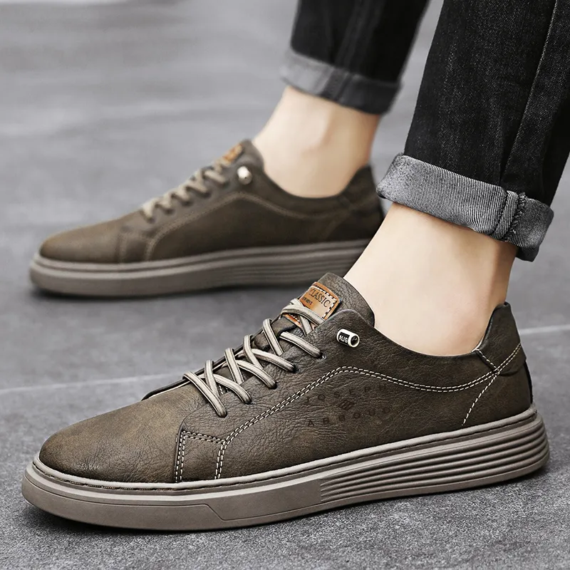 JOSEPH ABBOUD Coverage Slip-Resistant Cushioning Wear-Resistant Lightweight Breathable Low-Top Skateboard Shoes Men's-14