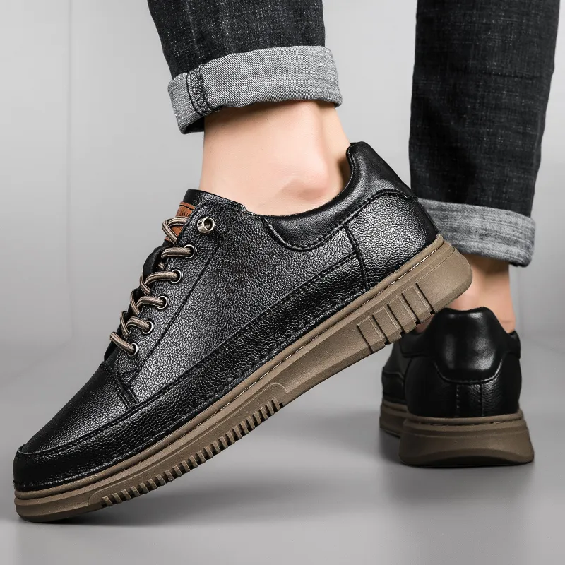 JOSEPH ABBOUD Slip-Resistant Cushioning Wear-Resistant Balance Lightweight Breathable Low-Top Skateboard Shoes Men's-5