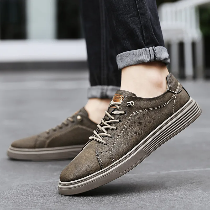JOSEPH ABBOUD Coverage Slip-Resistant Cushioning Wear-Resistant Lightweight Breathable Low-Top Skateboard Shoes Men's-15