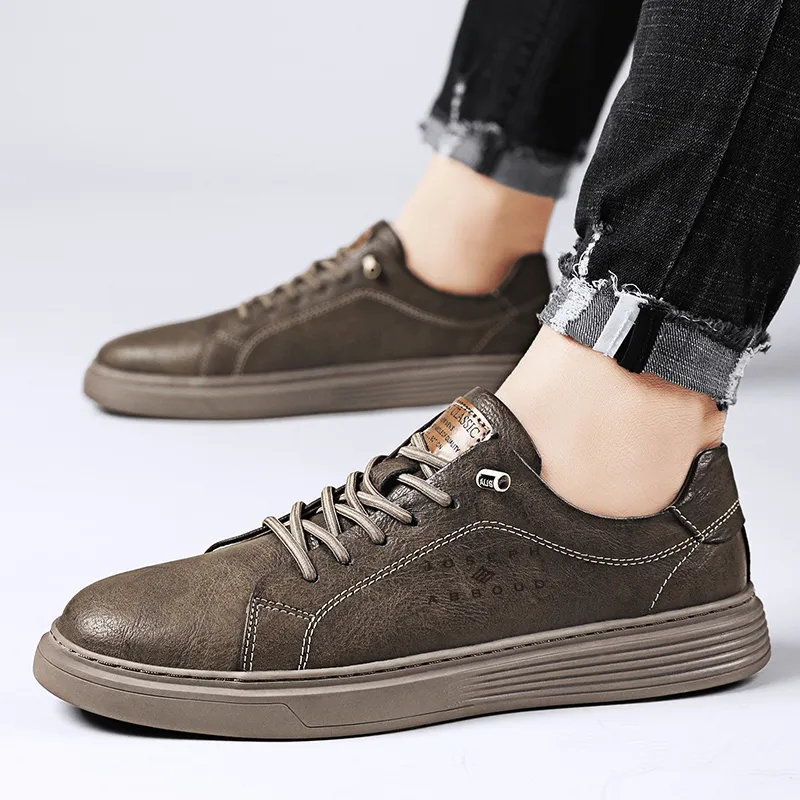 JOSEPH ABBOUD Coverage Slip-Resistant Cushioning Wear-Resistant Lightweight Breathable Low-Top Skateboard Shoes Men's-16