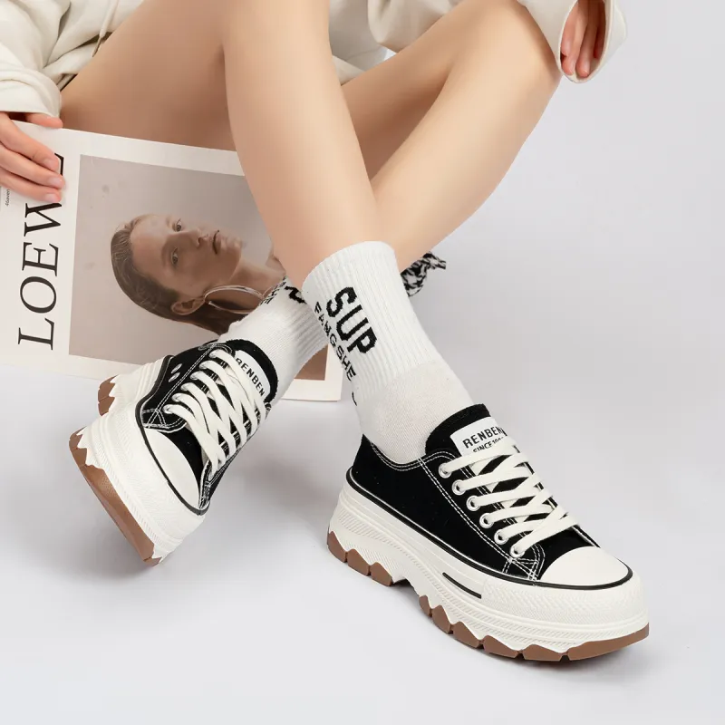 Humanism 1986 Lightweight And Breathable Low Top Canvas Shoes Women's-7