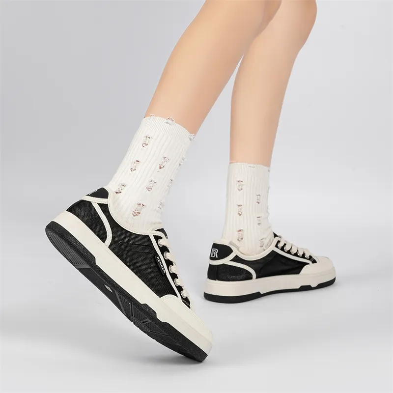 Humanism 1986 Lightweight Breathable Height Increasing Low Top Skateboard Shoes Women's-10