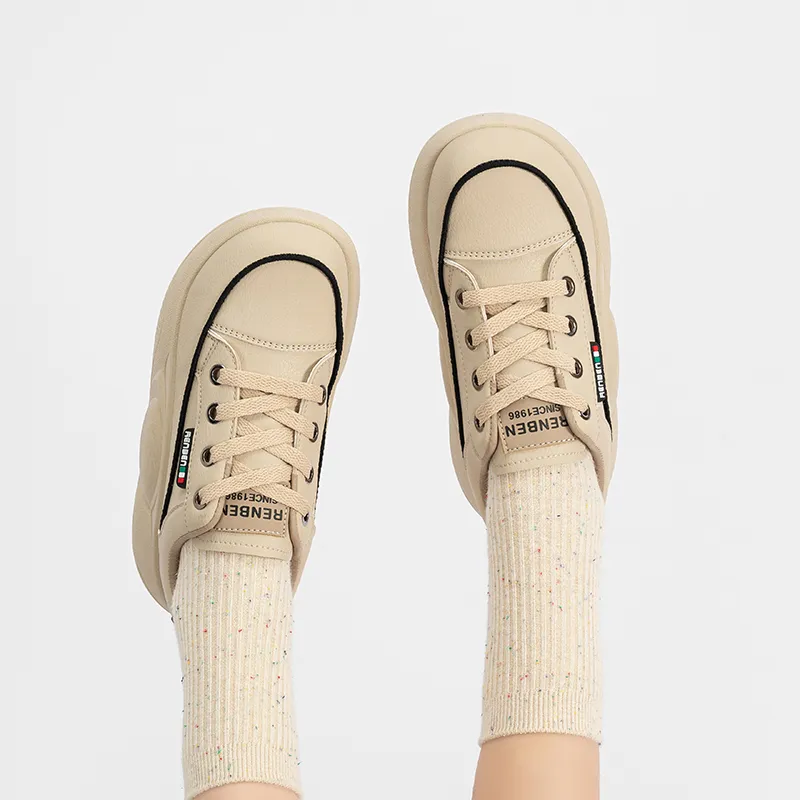 Humanism 1986 Thermal Height Increasing Lightweight Low Top Casual Shoes Women's-25