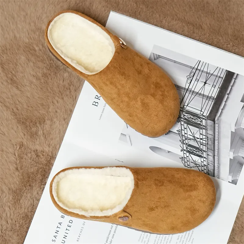 Humanism 1986 Multi Layer Sole Closed Toe Slippers Women's-7