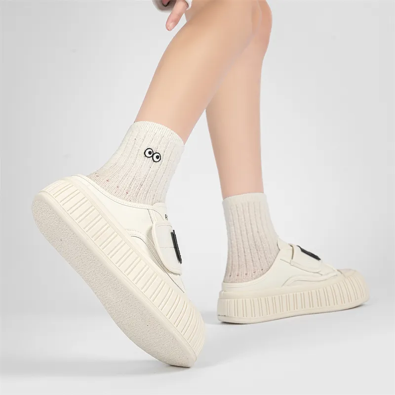 Humanism 1986 Balance Lightweight Breathable Height Increasing Low Top Skateboard Shoes Women's-6