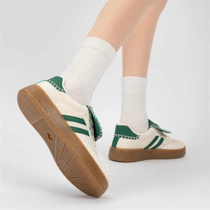 Humanism 1986 Cushioning Abrasion Resistant Balance Lightweight Breathable Support Low Top Skateboard Shoes Women's-5