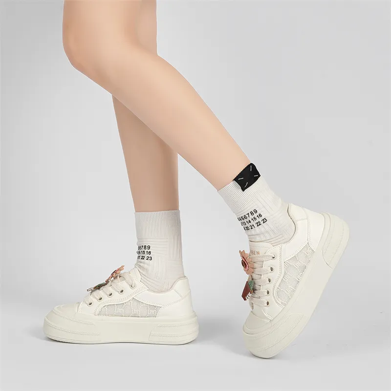 Humanism 1986 Lightweight Breathable Height Increasing Low Top Skateboard Shoes Women's-7