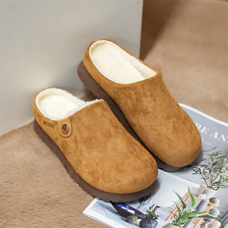 Humanism 1986 Multi Layer Sole Closed Toe Slippers Women's-9