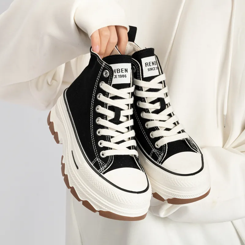 Humanism 1986 High Top Canvas Shoes Women's-1