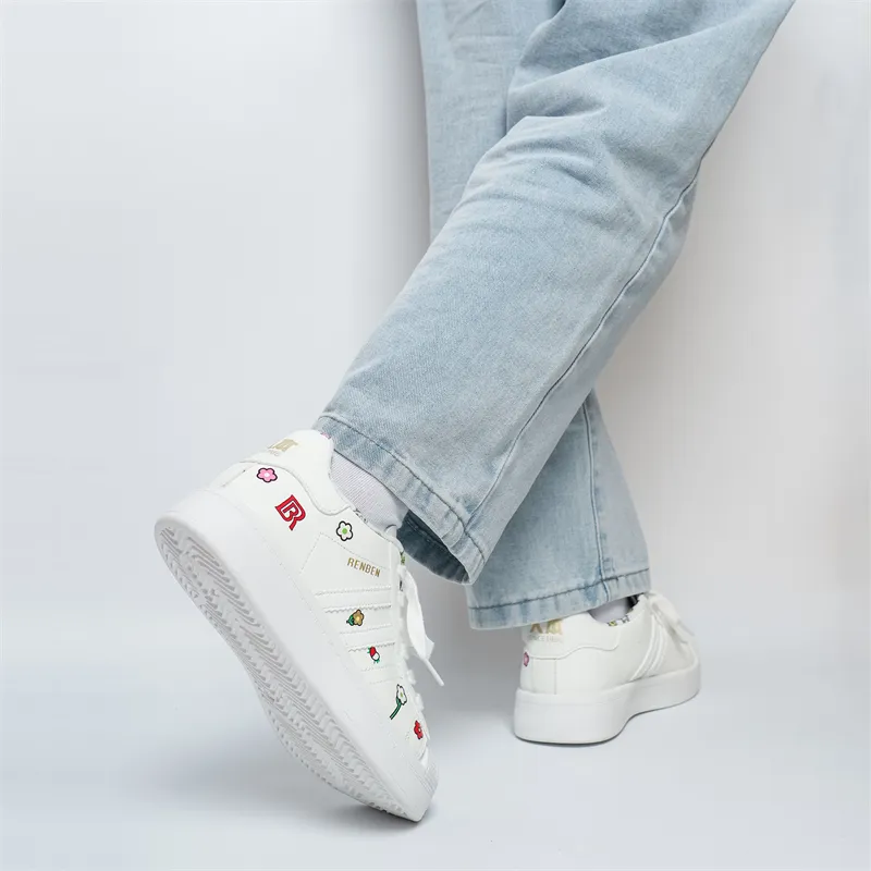 Humanism 1986 Thermal Lightweight Height Increasing Low Top Skateboard Shoes Women's Ecru-10