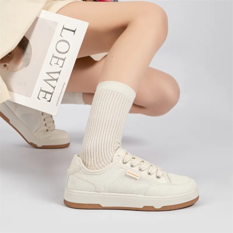 Humanism 1986 Lightweight Breathable Height Increasing Low Top Skateboard Shoes Women's-20
