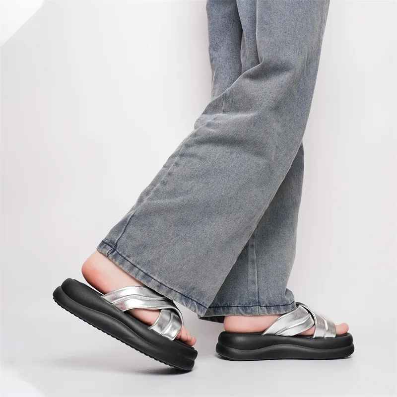 Humanism 1986 PVC Polyvinyl Chloride Abrasion Resistant Massage Slide Slippers Women's-11