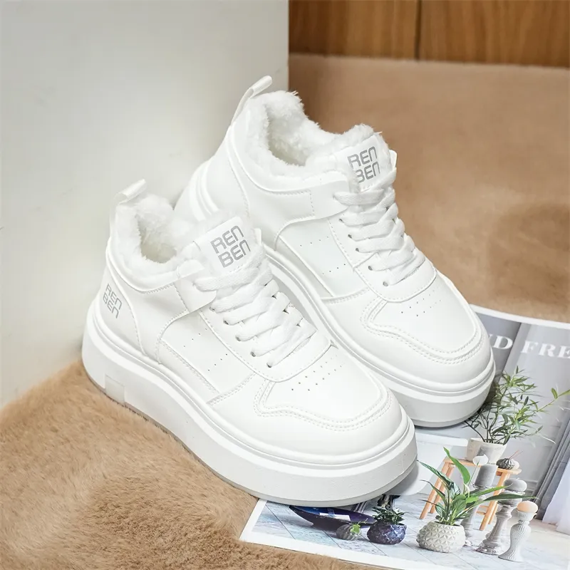 Humanism 1986 Thermal Abrasion Resistant Height Increasing Low Top Skateboard Shoes Women's-4
