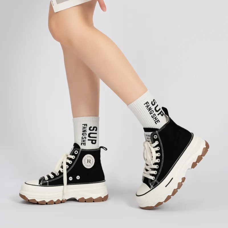 Humanism 1986 High Top Canvas Shoes Women's-4