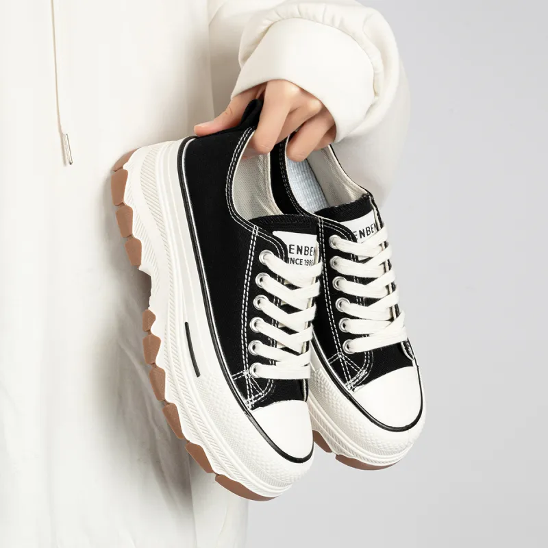 Humanism 1986 Lightweight And Breathable Low Top Canvas Shoes Women's-6