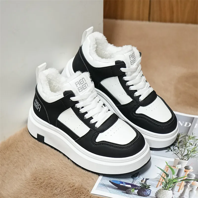 Humanism 1986 Thermal Abrasion Resistant Height Increasing Low Top Skateboard Shoes Women's-15