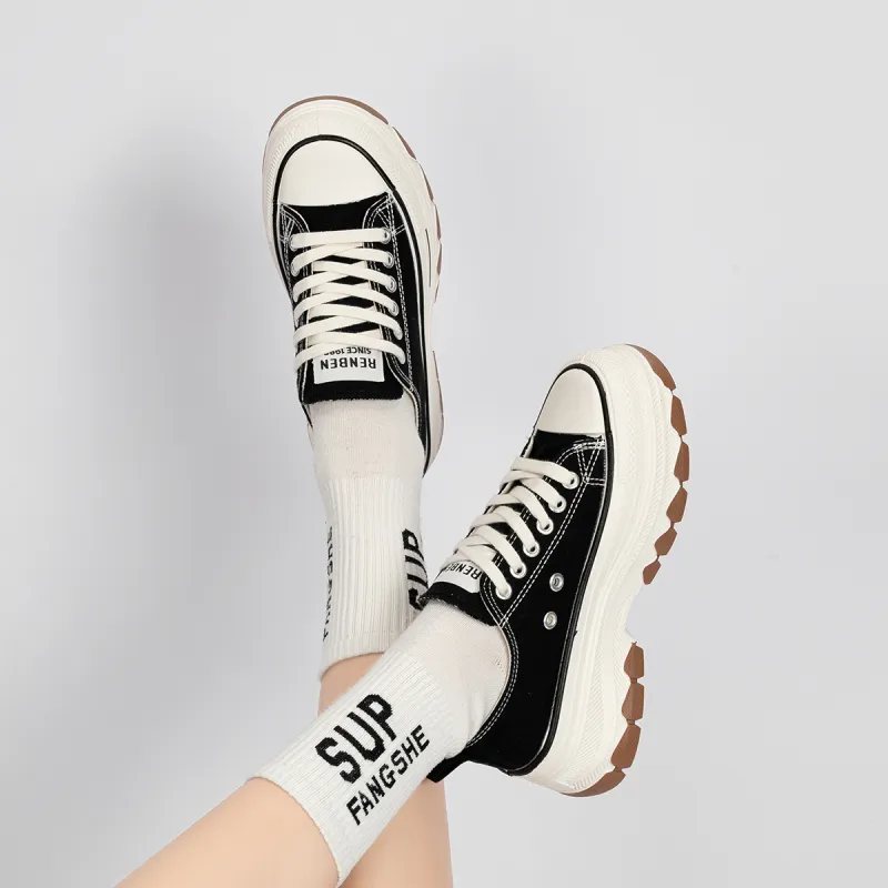 Humanism 1986 Lightweight And Breathable Low Top Canvas Shoes Women's-8
