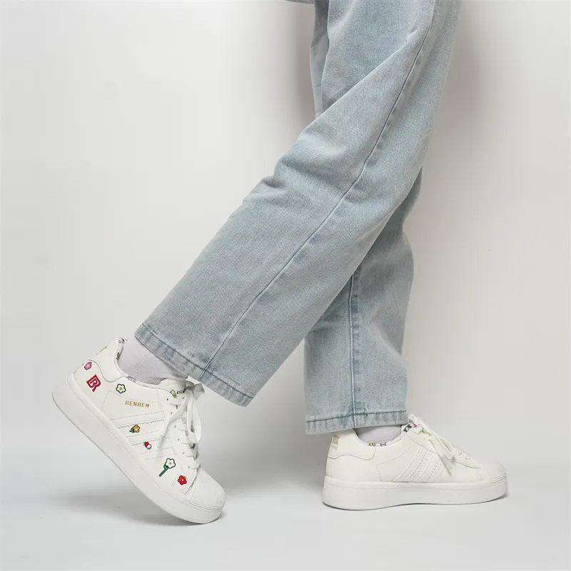 Humanism 1986 Thermal Lightweight Height Increasing Low Top Skateboard Shoes Women's Ecru-9