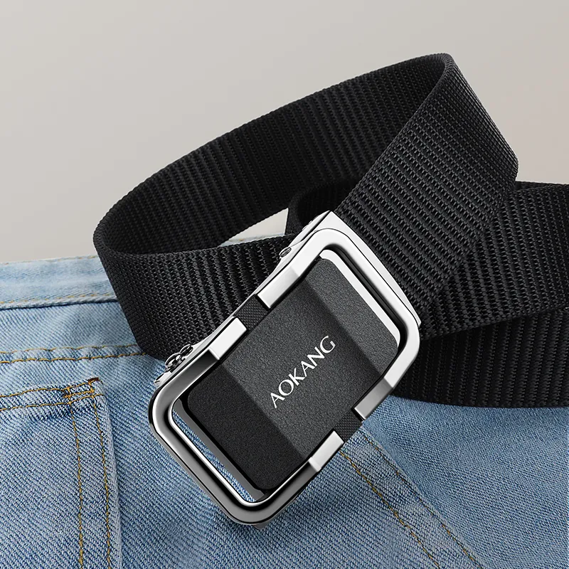 AOKANG Fabric Woven Strap Men's 3.4CM-8