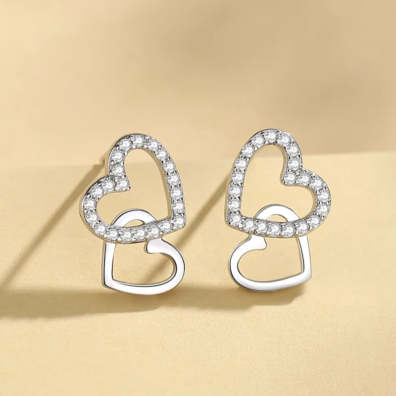 AIDIER 925 Sterling Silver Stud Earrings Women's-2