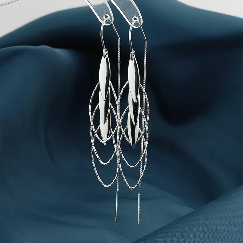 AIDIER 925 Sterling Silver Drop Earrings Women's-1