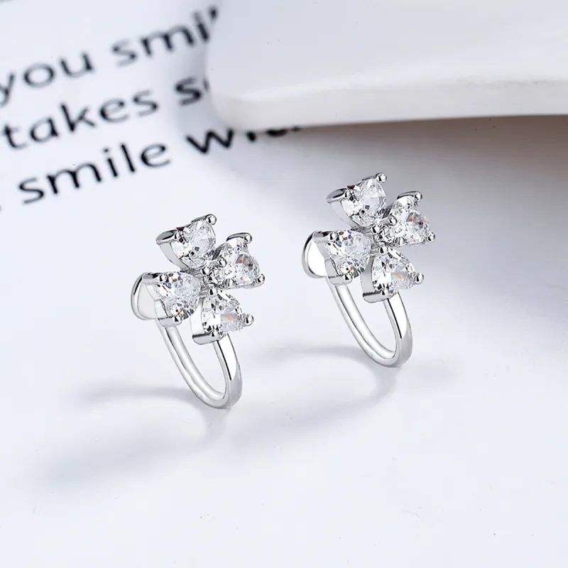 AIDIER 925 Sterling Silver Clip On Earrings Women's-4