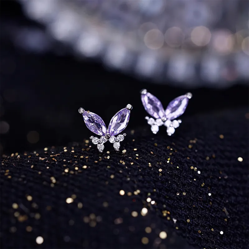 AIDIER 999 Fine Silver Stud Earrings Women's-1