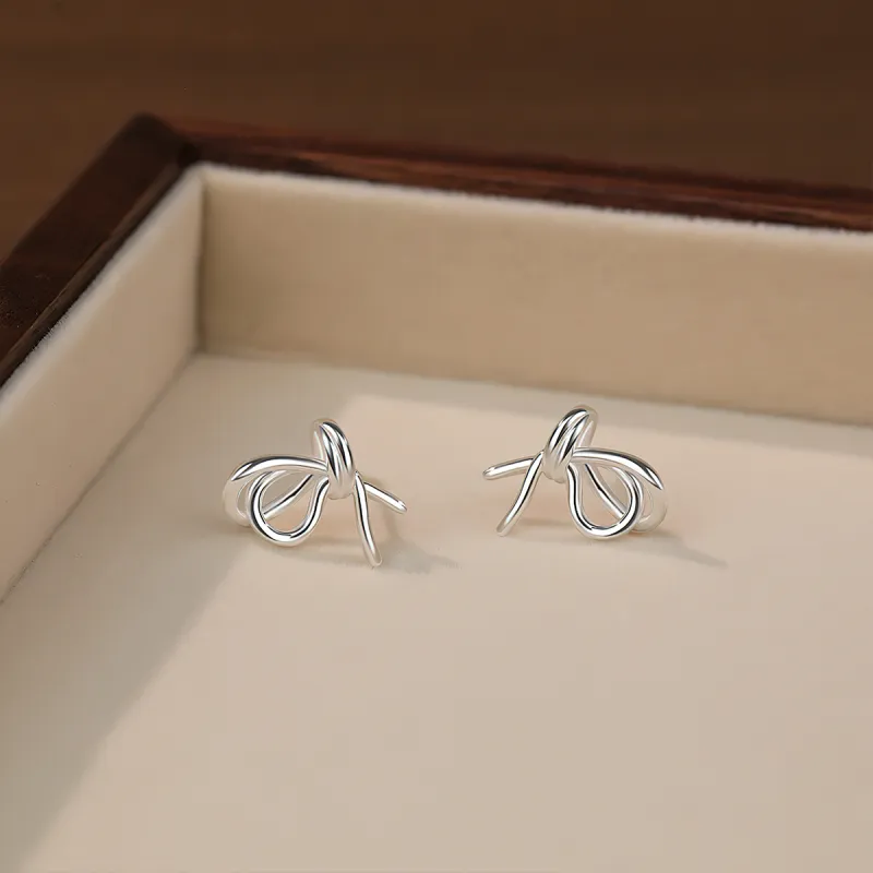 AIDIER 925 Sterling Silver Stud Earrings Women's-1