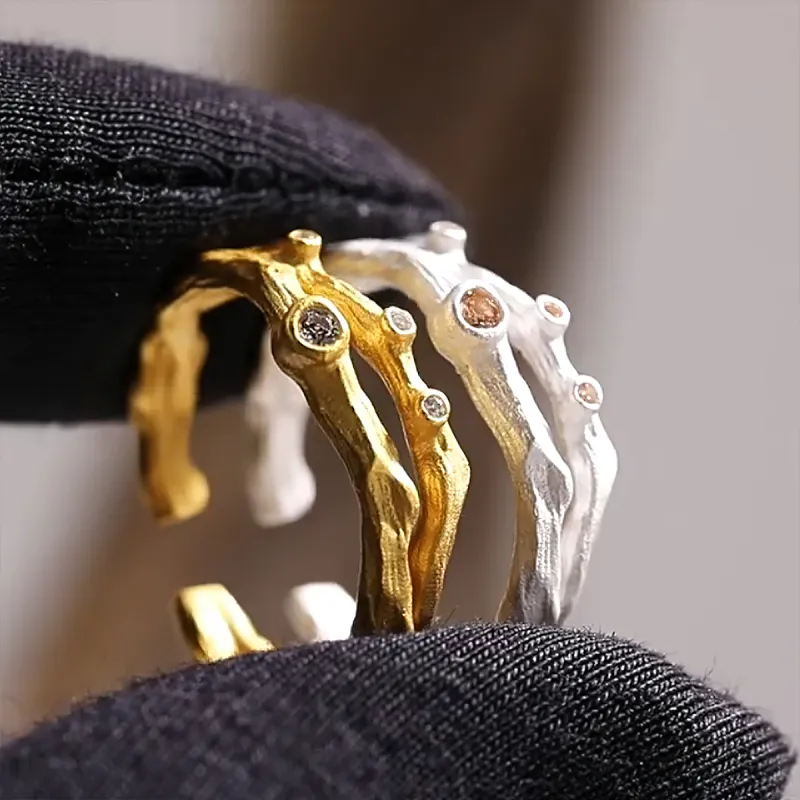 AIDIER 925 Sterling Silver Rings Women's-8
